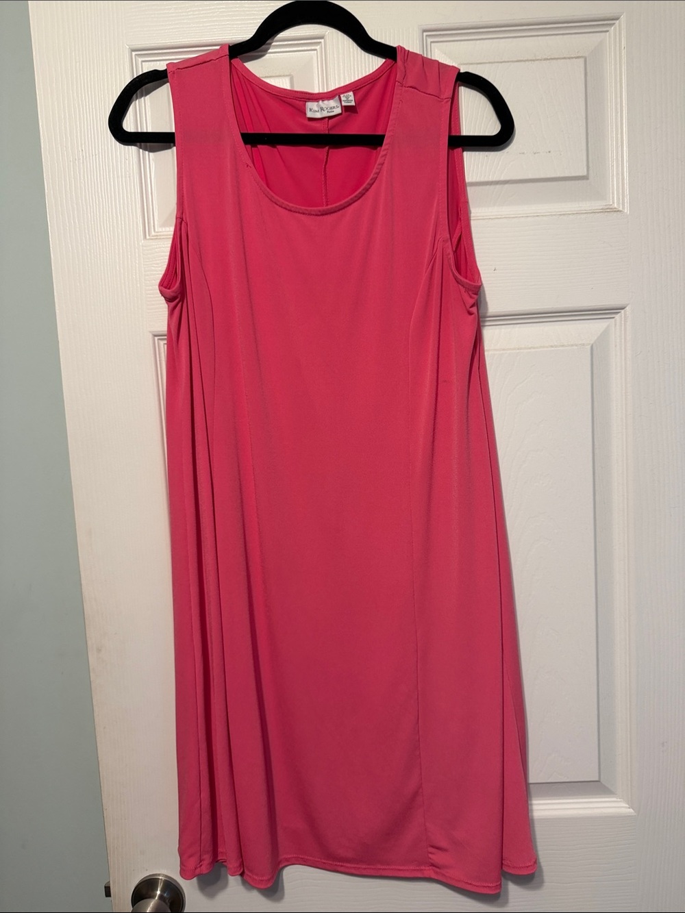Kim Rogers Bright Pink Sleeveless Swing Tunic